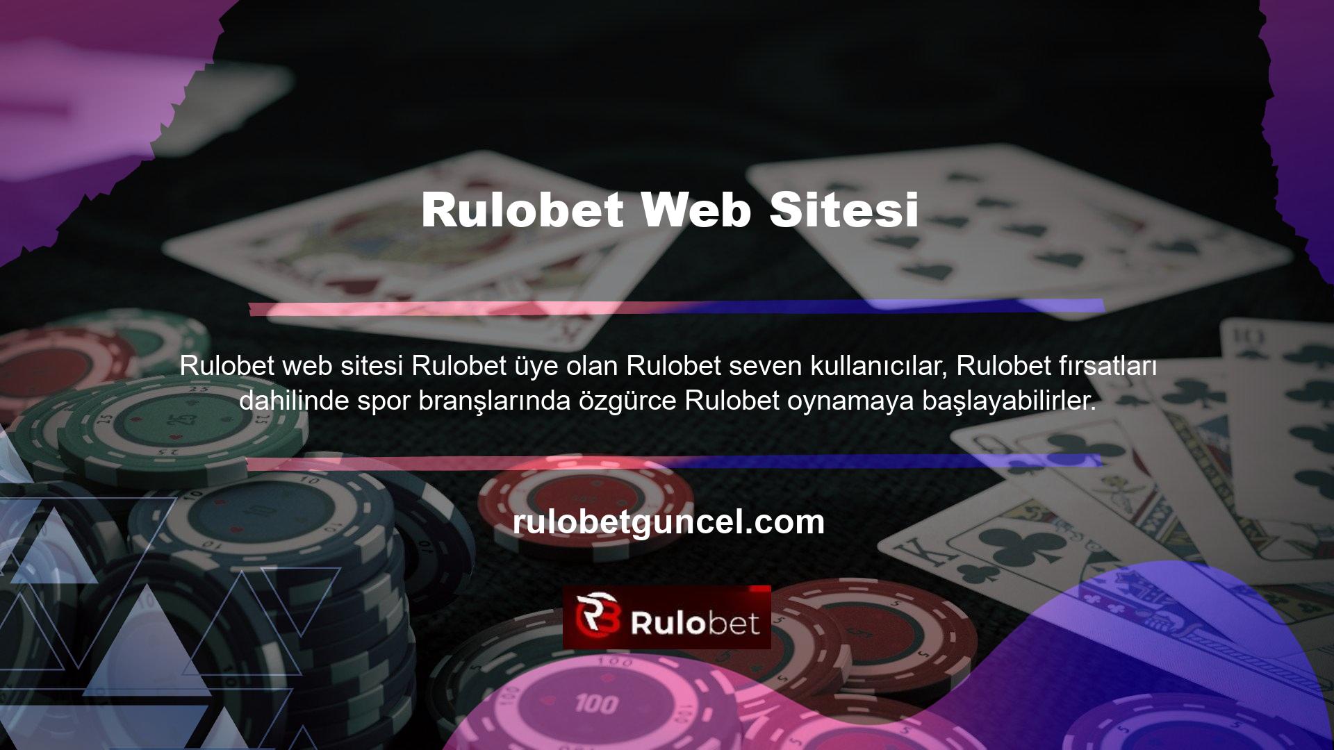 Rulobet web sitesi, futbol maçlarında geleneksel Rulobet seçenekleriyle canlı Rulobet seçenekleri sunar