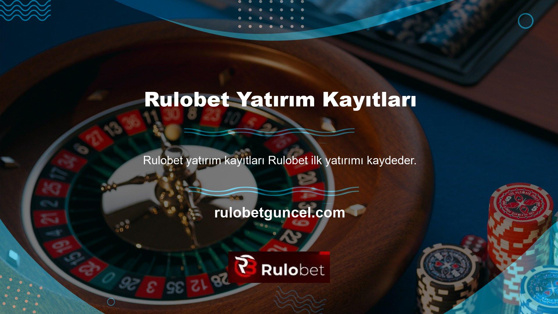 Rulobet mevcut adreslerini paylaştı, ancak en güvenilir adreslere sahip olduğumuz için bunları takip etmenizi tavsiye ediyoruz